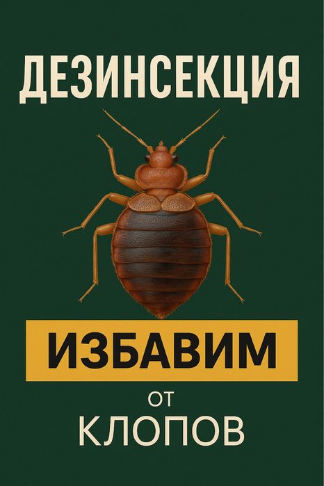 Дезинфнкция сапалы! Таракан Кандала Клоп Уничтожение насекомых!