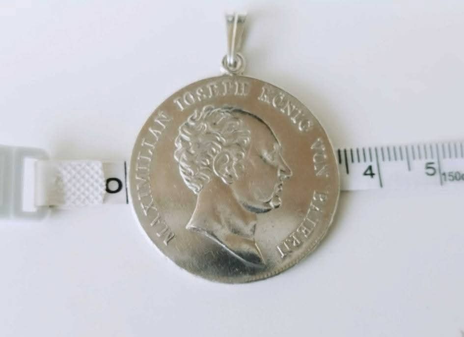 Veche moneda pandantiv, Bavaria ½ taler, 1808