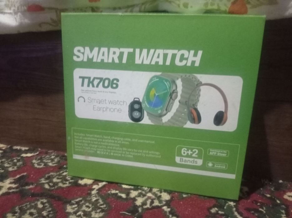 Smart soat sotiladi,ishlashi yahshi ,telefonga obmen bor