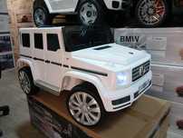 Чисто нови!!Акумулаторен джип Mercedes G500 с меки гуми ,кожен салон