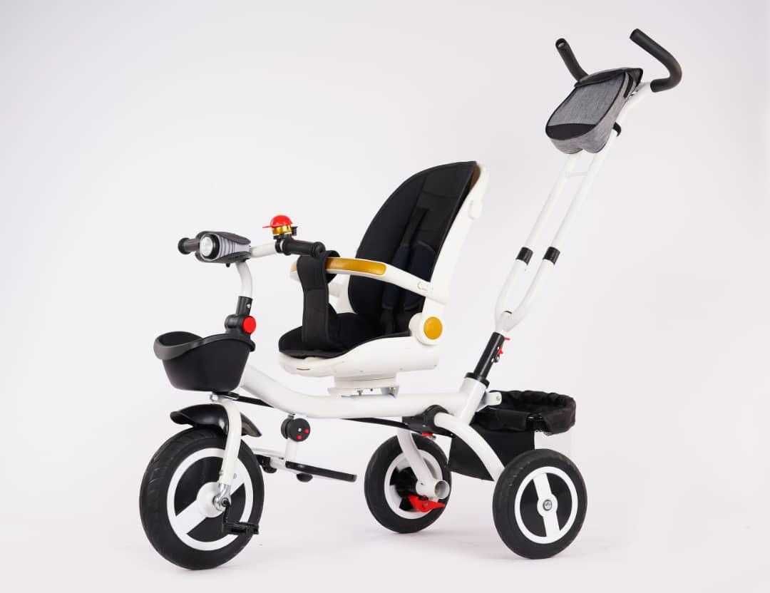 Tricicleta copii 3in1, scaun rotativ/ ultra-pliabila, pozitie somn 33%