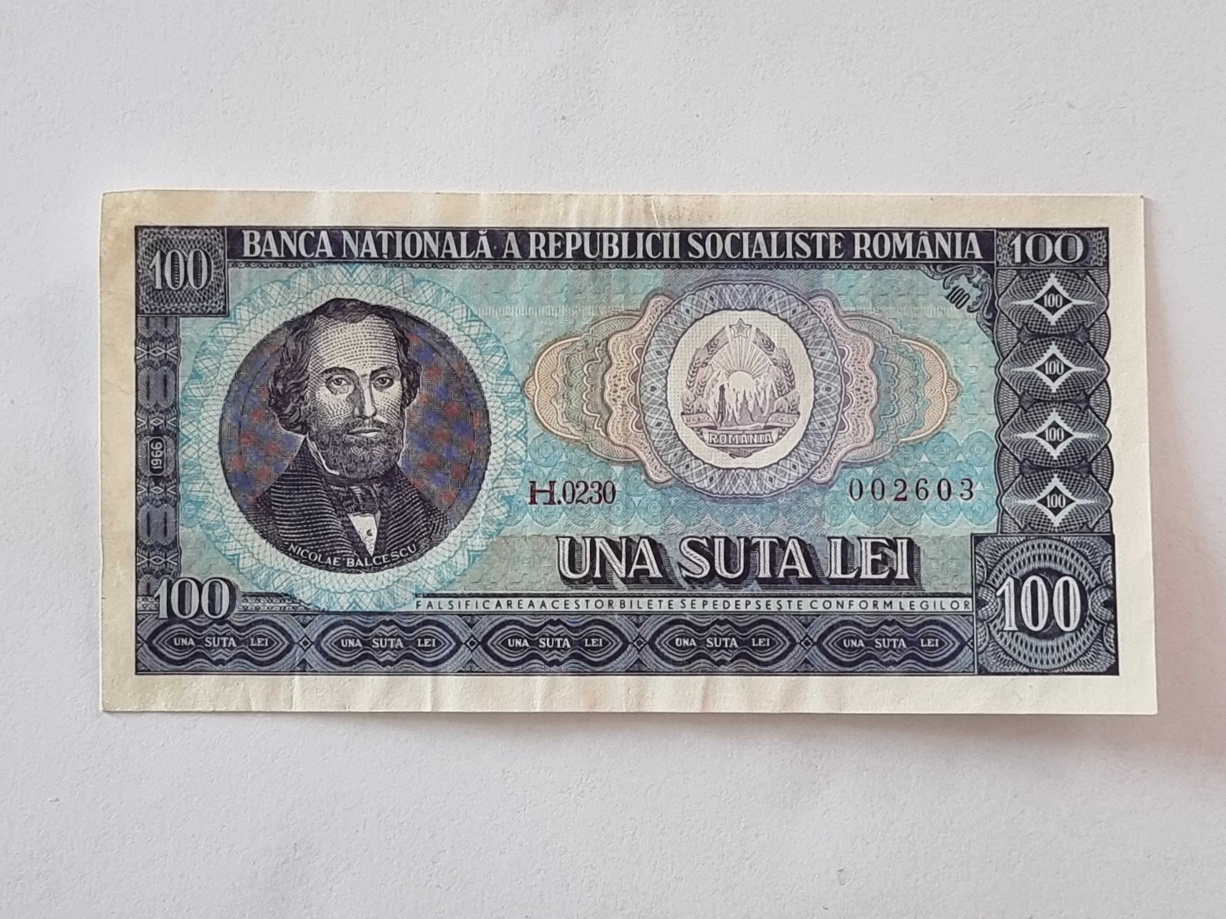 Colectie bancnote vechi romanesti - 100 LEI, Eclipsa, 1000, 5000 LEI