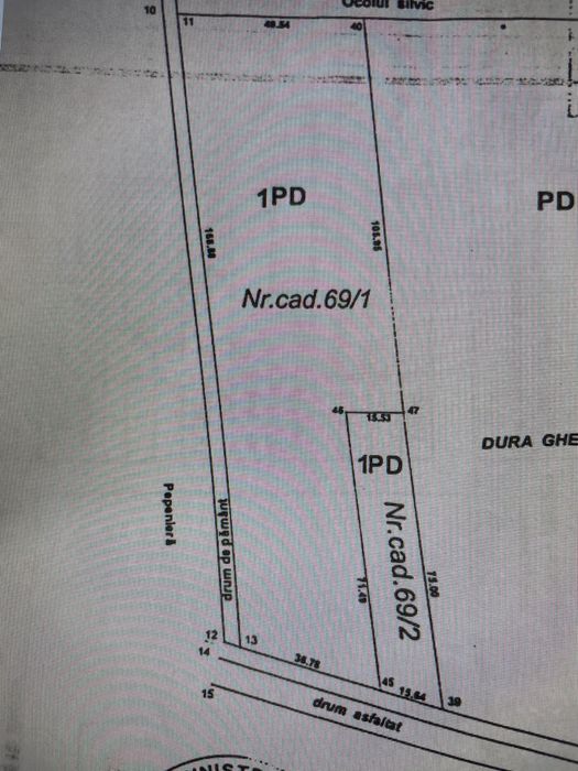 Teren intravilan comuna Osorhei(sat Alparea)