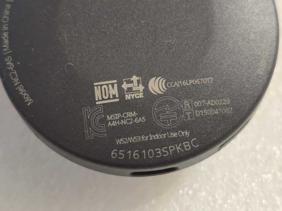 Chromecast Google 2nd Gen. Model NC2-6A5, HDMI Black 1080p Streaming