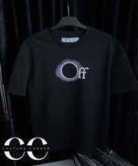 Tricou OFF-White • Calitate TOP • Oversize Black Hole Logo Print
