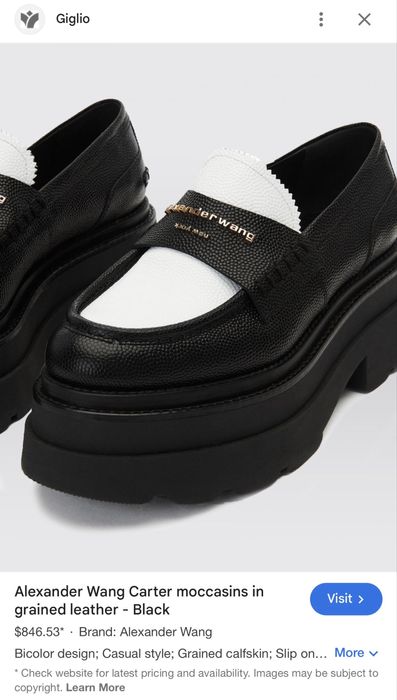 Оригинални обувки / лоуфъри Alexander Wang