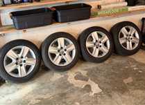 4 roti VW 5x112 cu cauciucuri iarna 205.55.16 Goodyear Ultragrip 9