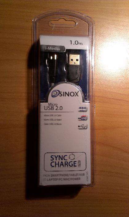 Cablu Micro Usb 2.0 lungime 1 m.