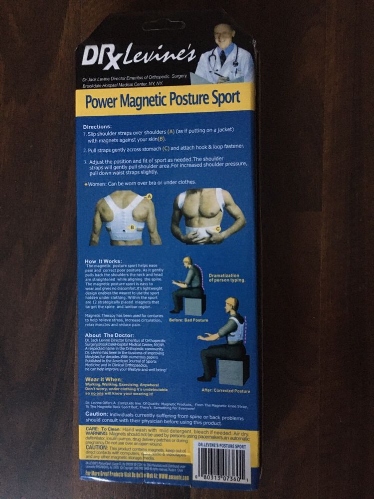 Suport pentru spate - Power magnetic posture