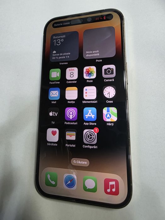 iPhone 14 Pro Gold 128GB Liber de retea Stare IMPECABILA