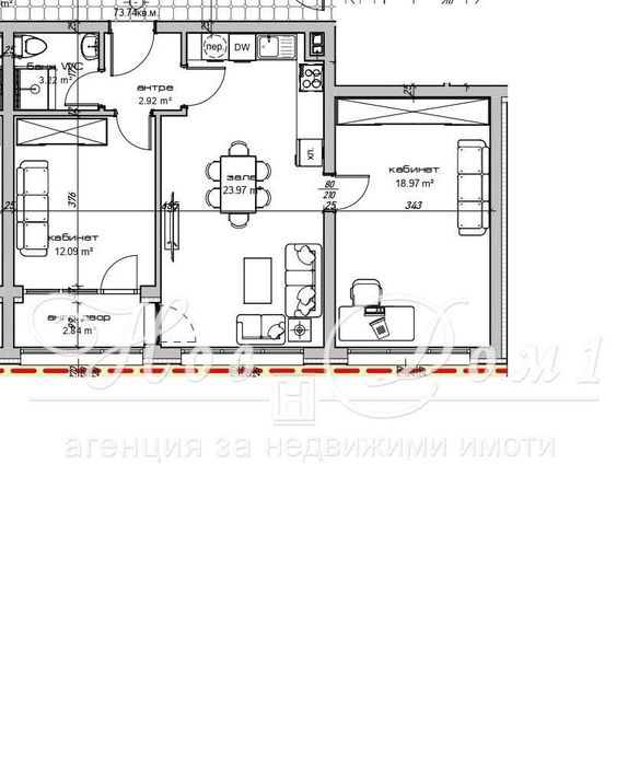 Продава се Тристаен апартамент в Варна, Виница - 74 кв.м за 1460 €/кв.м - Снимка #5