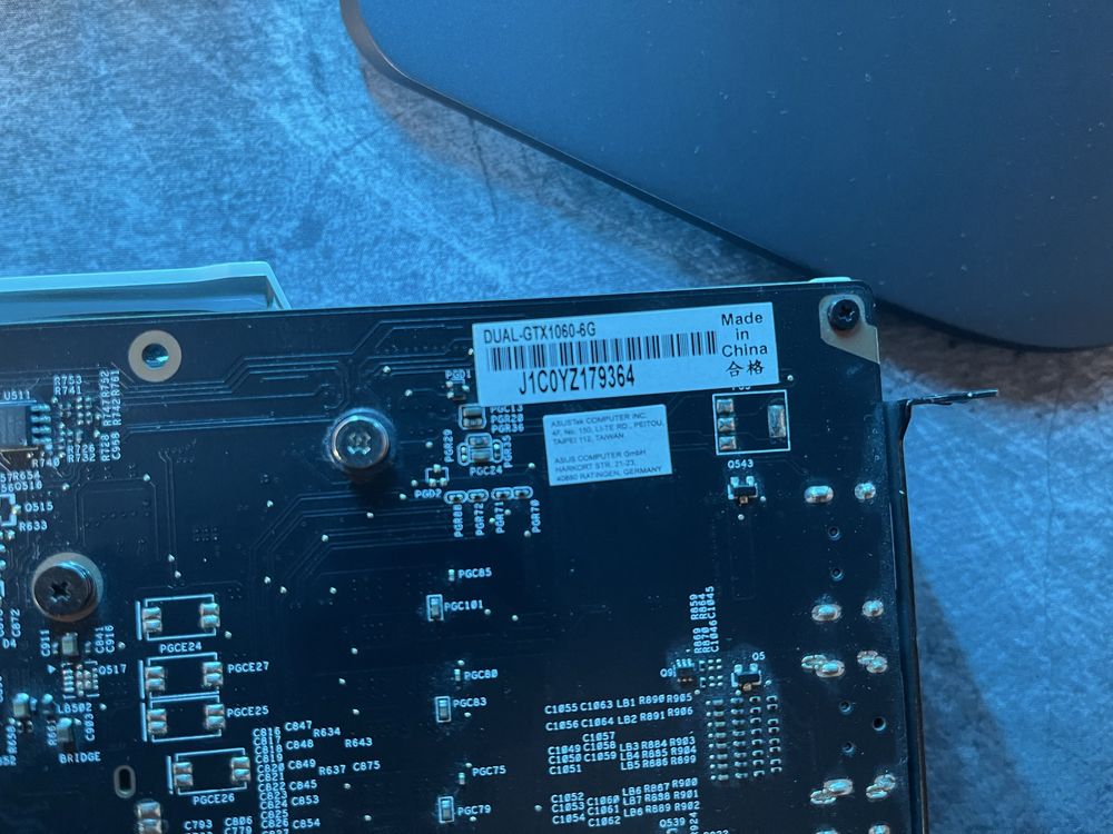 Placa video Asus NVIDIA GeForce GTX 1060