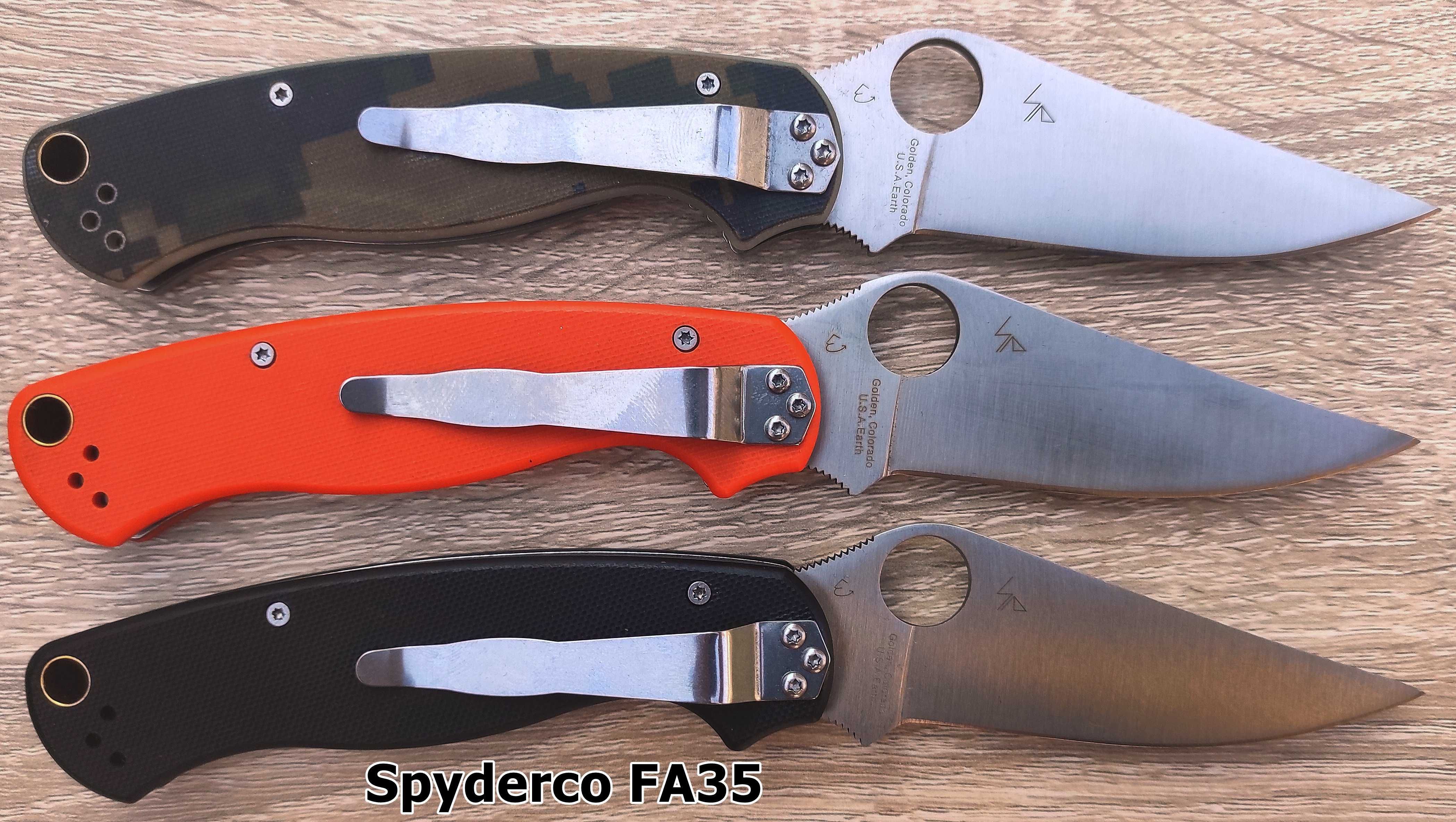 Сгъваем нож Spyderco  FA35