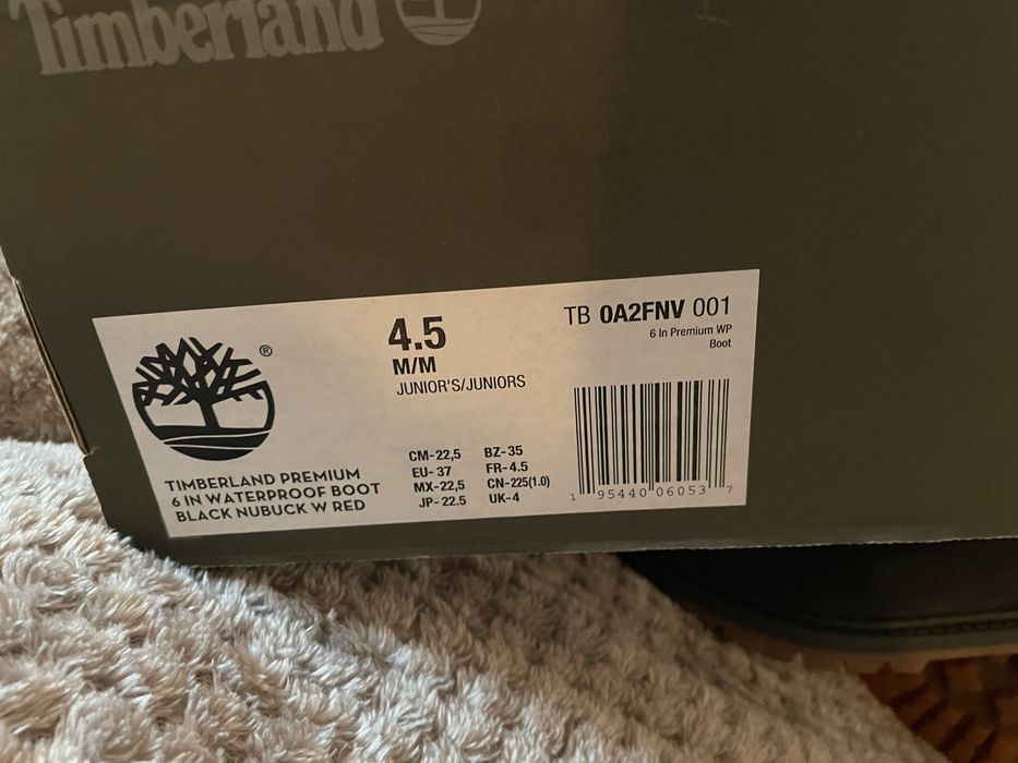 Timberland premium 6 in waterproof boot nr 37