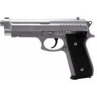 Pistol airsoft Taurus PT92 silver metal slide cu armare manuala-arc