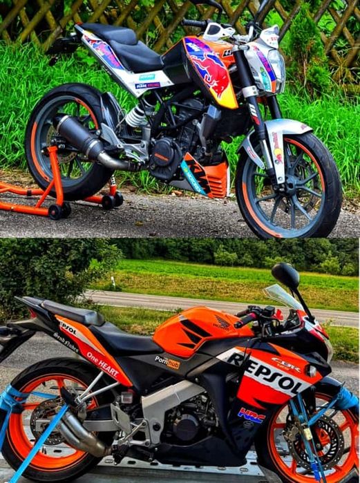 Yamaha yzf 125 yzf r 125 ktm 125 mt 125 A1