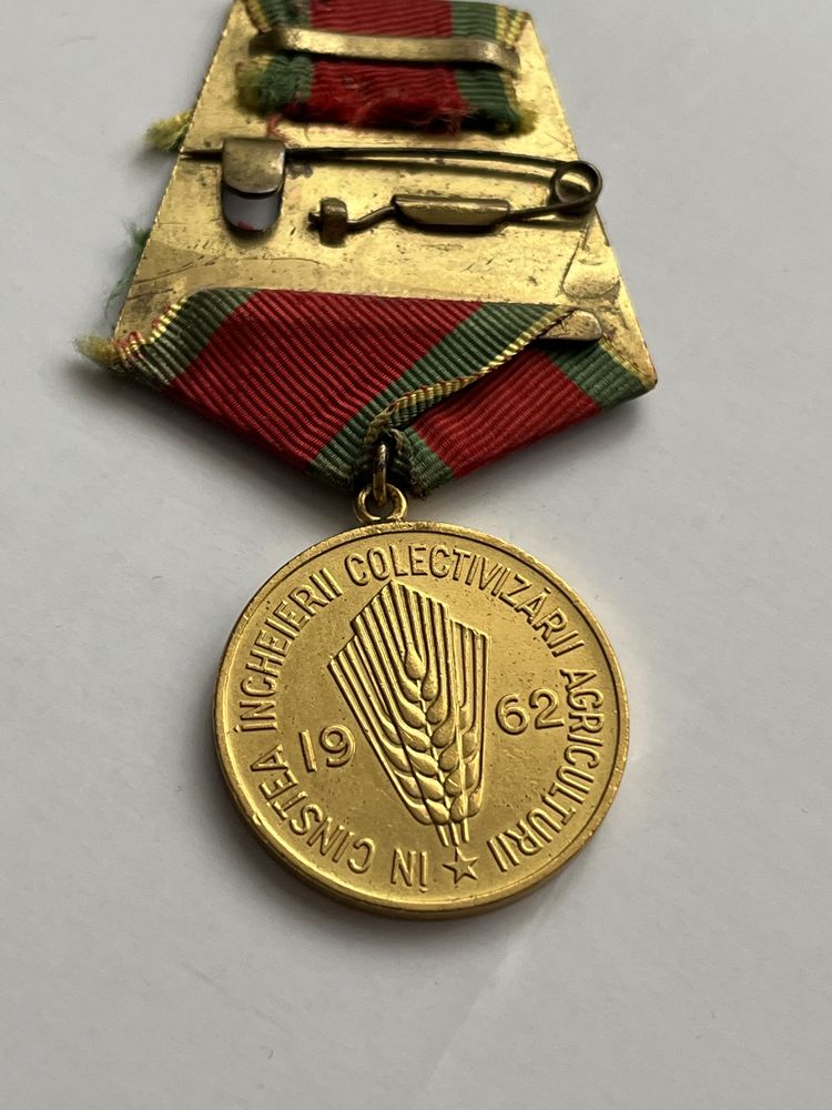 Medalie "În cinstea încheierii colectivizării agriculturii" 1962