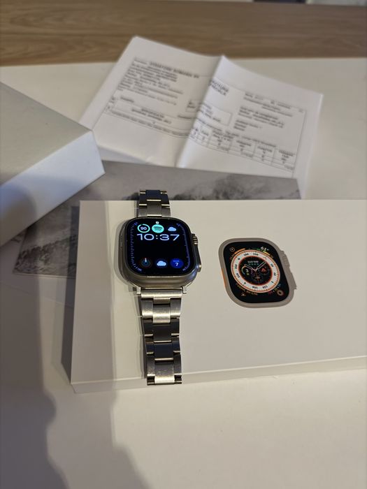 Apple watch ultra 1 impecabil la cutie