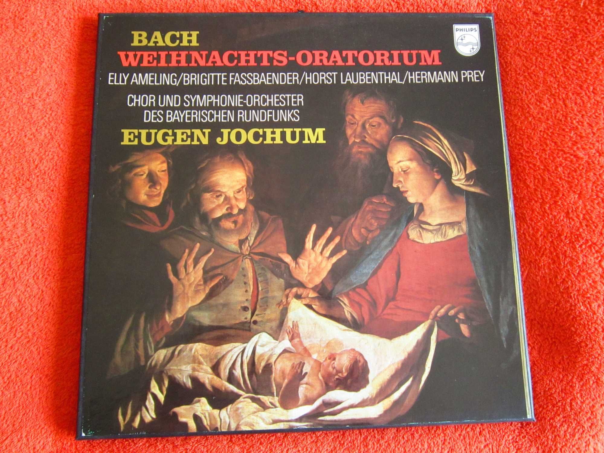 vinil Bach Oratoriul de Craciun dir.Eugen Jochum 3LP Olanda 1973