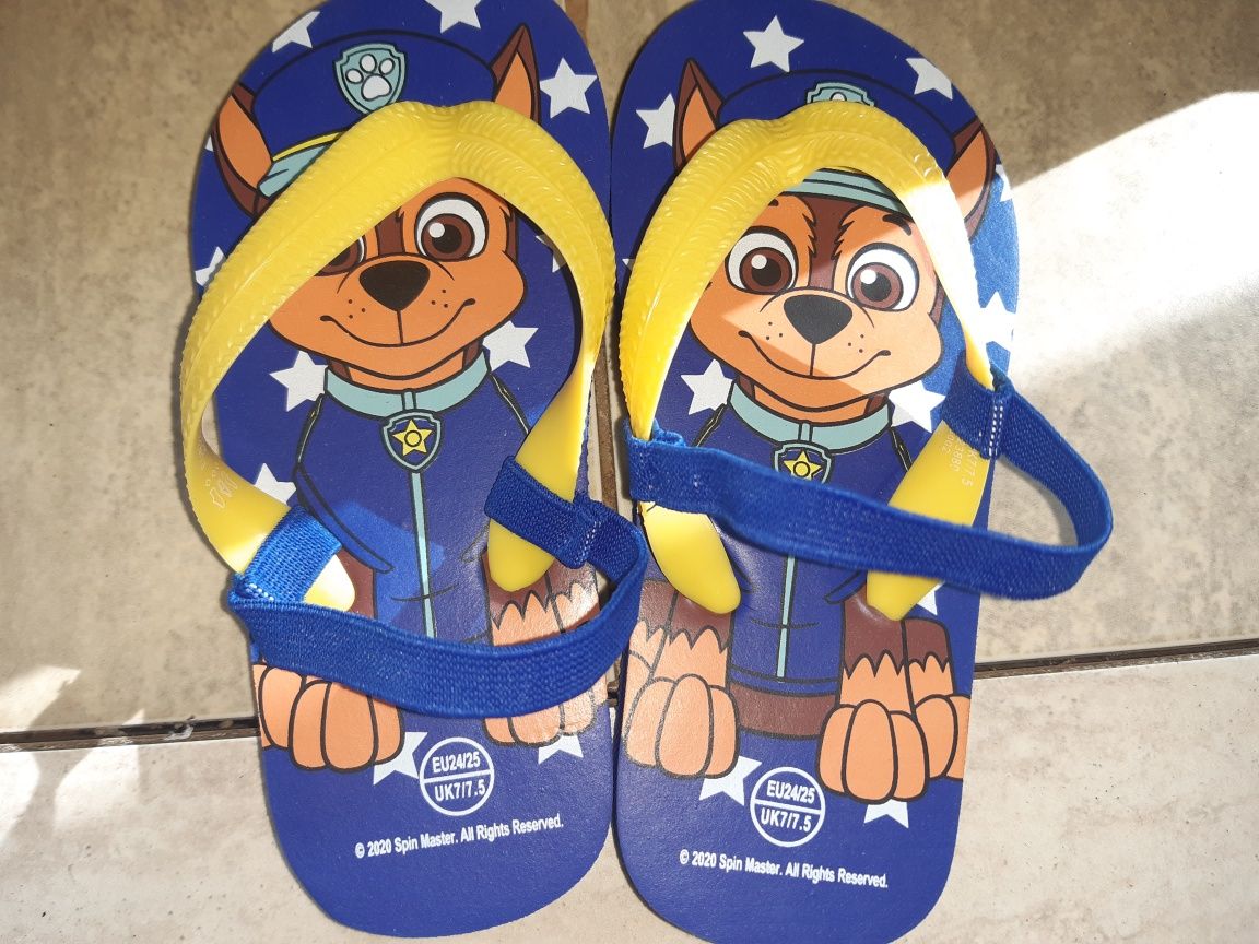 Șlapi de plajă Paw Patrol nr. 24-25