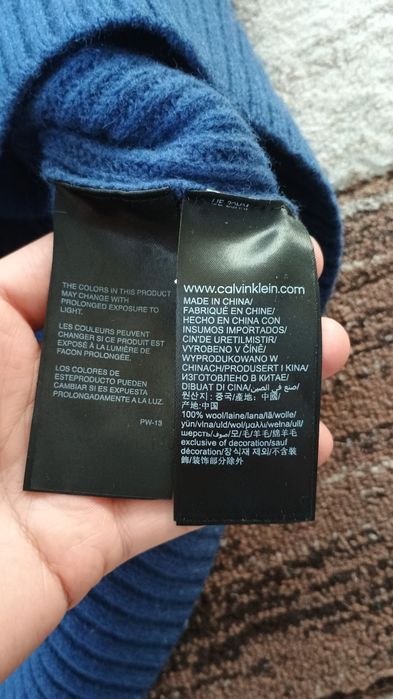 Pulover 100% lana Calvin klein
