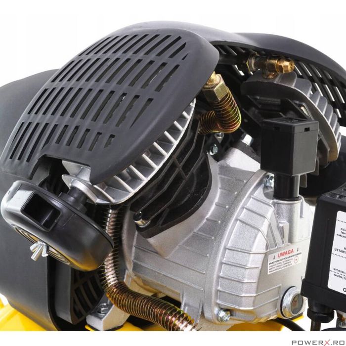 Compresor 50 litri, 2 pistoane pe ulei, 230V, 440 L/min, presiune 8