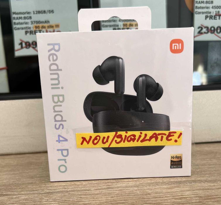 Redmi Buds 4 Pro, NOI/Sigilate!