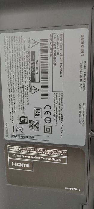 Smart tv samsung pentru piese