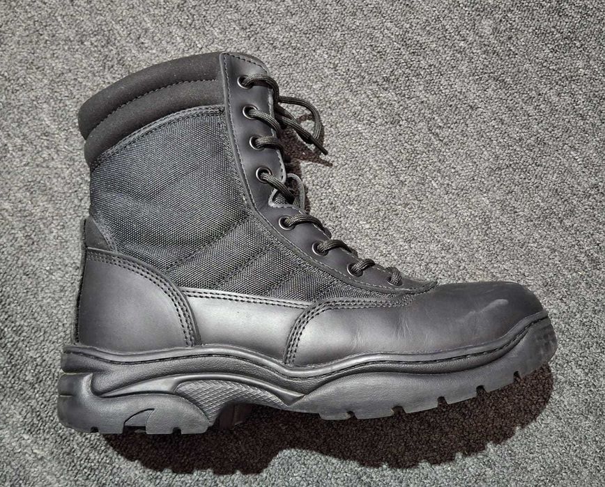 Ghete tactice barbati NORTIV 8, marimea 41.5, fermoar, negre