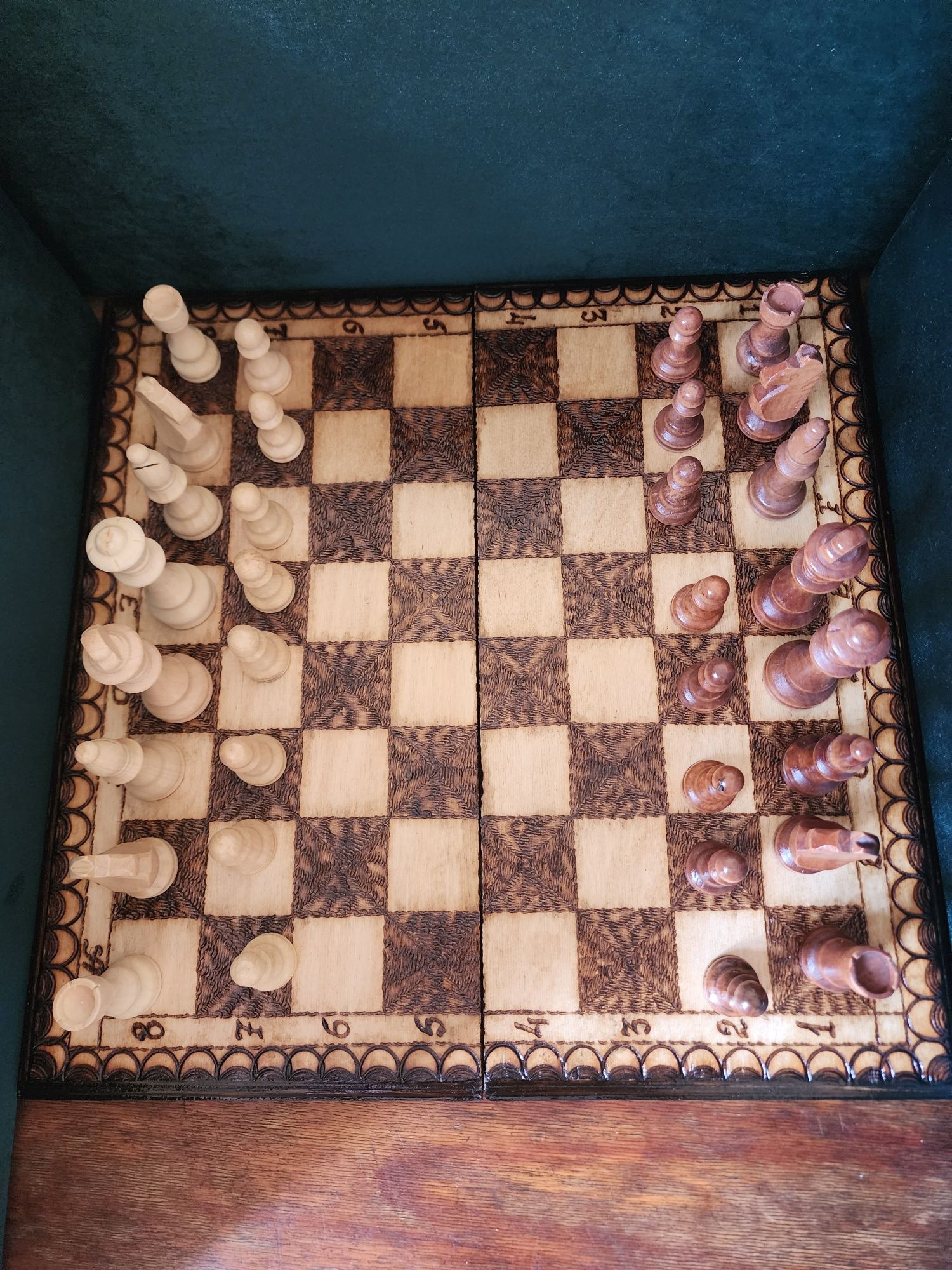 Шахматы нарды Ручной Работы идеальный подарок