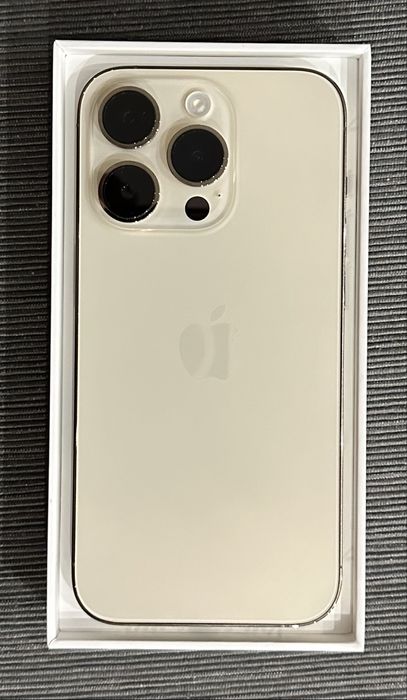 iPhone 14 Pro Gold – 128 GB – Impecabil – Model SUA (eSIM only)