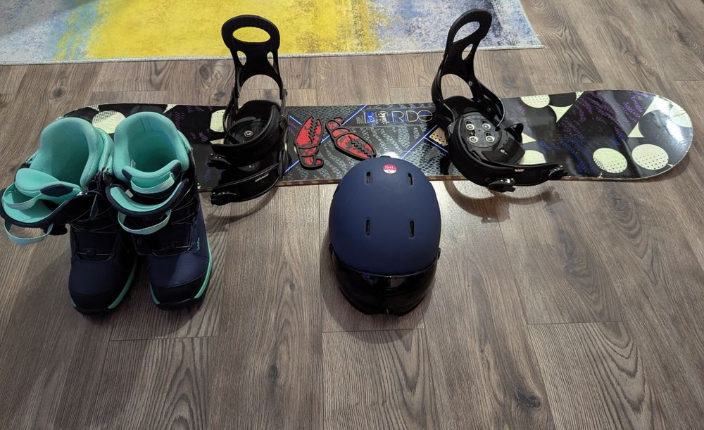 Snowboard, Cască+Boots