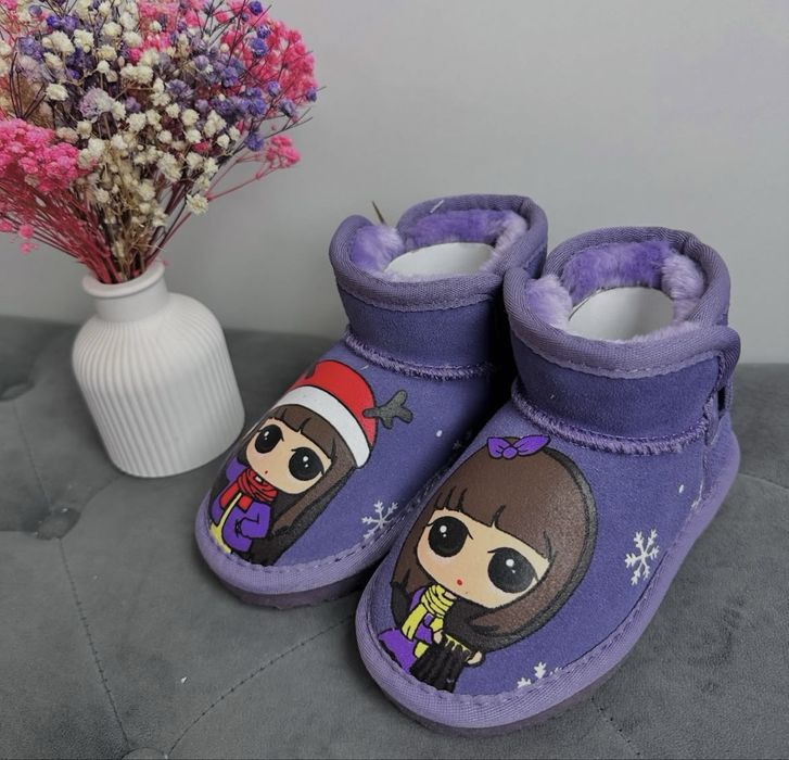 Детские угги натуральная замша