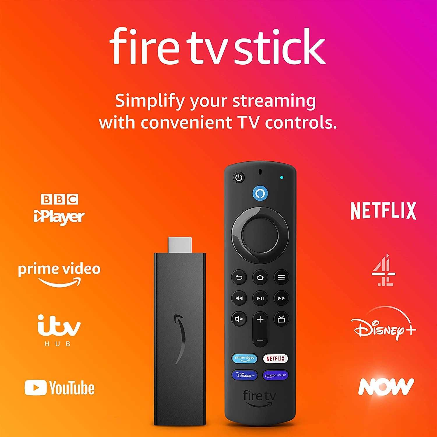 Устройство за гледане на телевизия и филми Amazon Fire TV Stick 4k