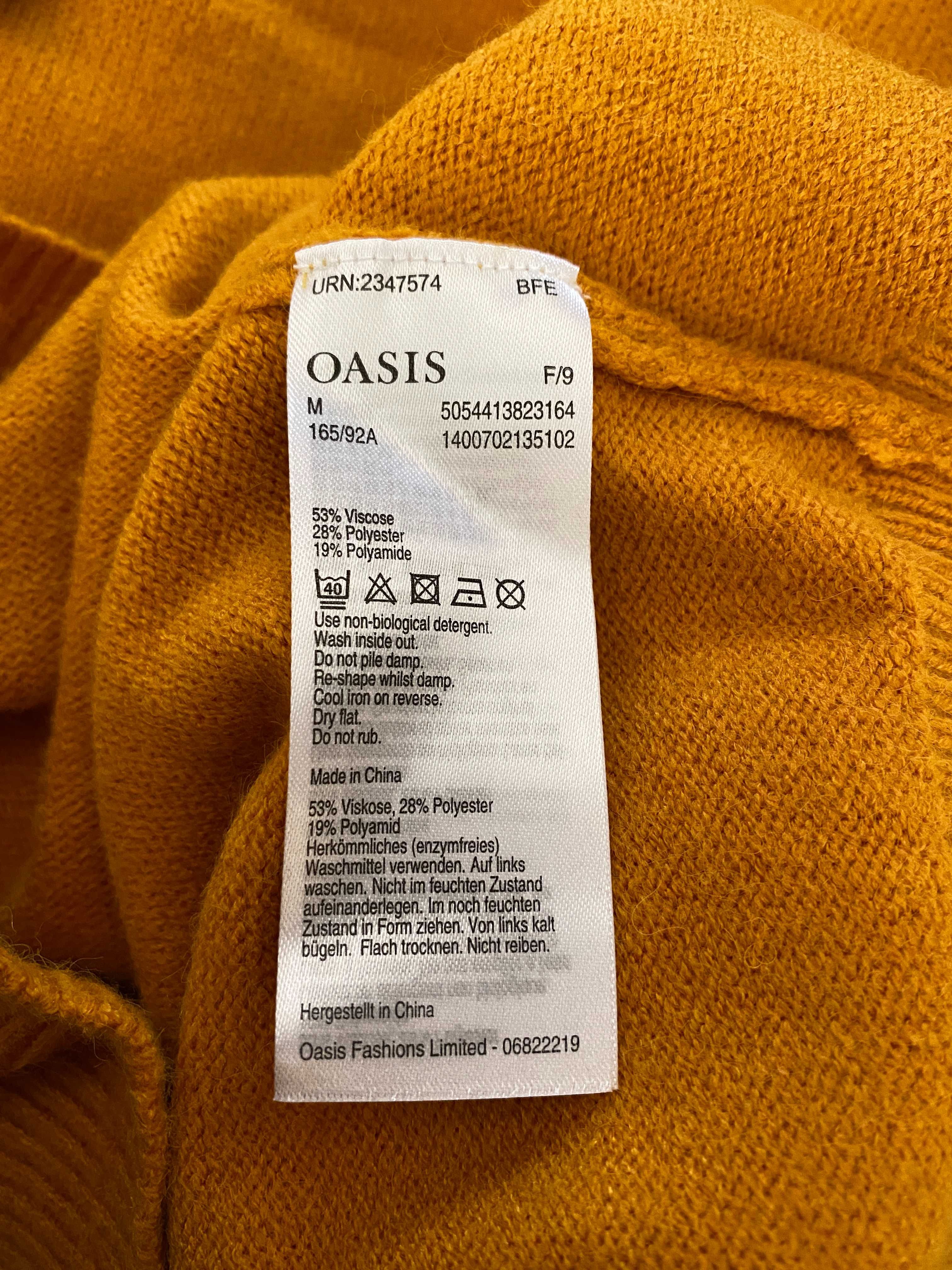 OASIS жълто оранжев пуловер M RRP €47