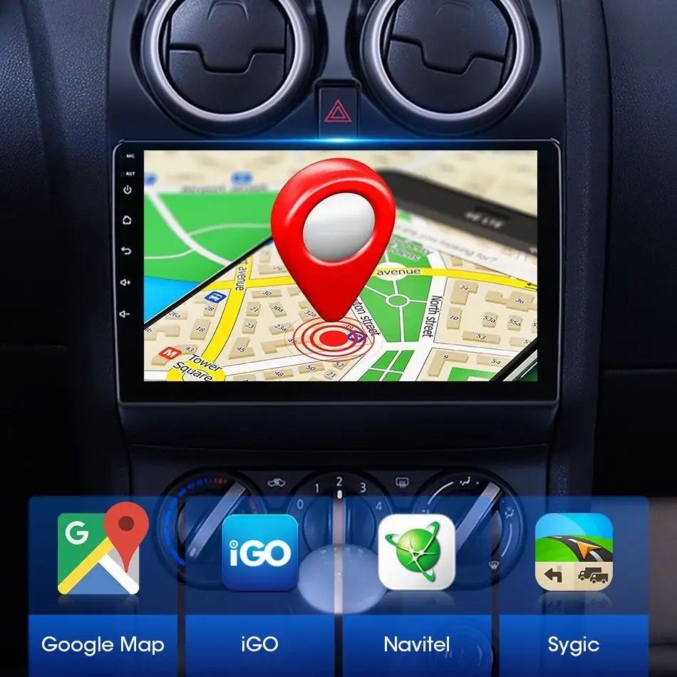 Multimedia / Dvd / CarPlay /Nissan Qashqai J10 -Cadou Camera marsarier