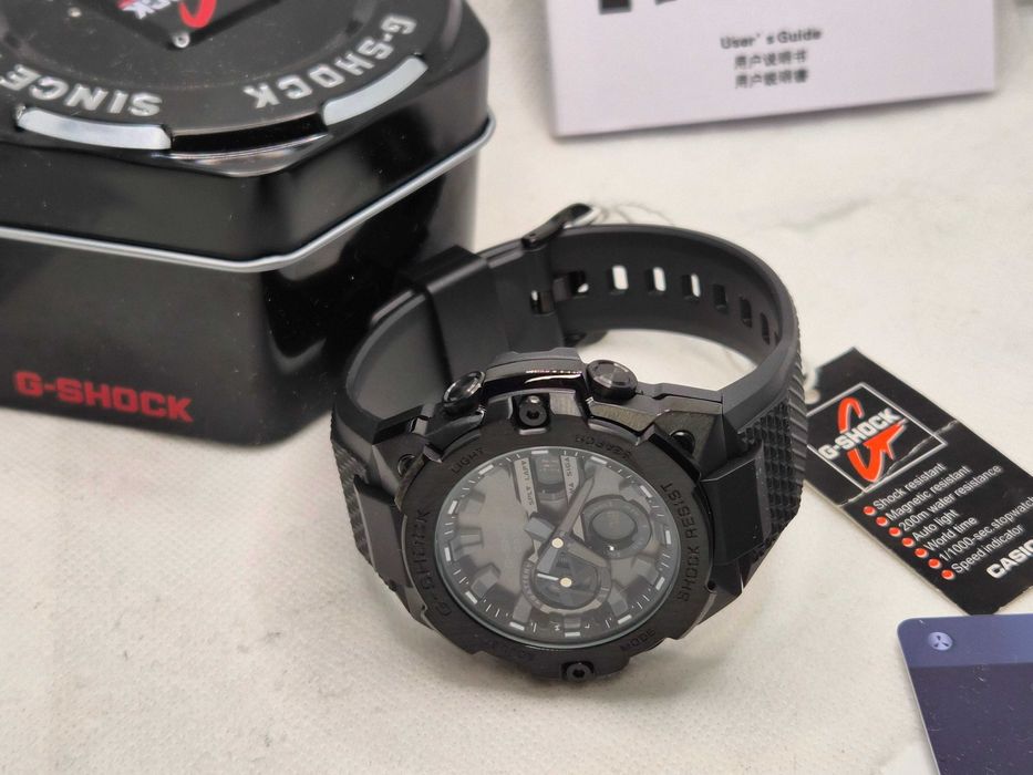Ceas Sport Casio g shock B400bb-1Aer black , Nou,Garantie 2 ani