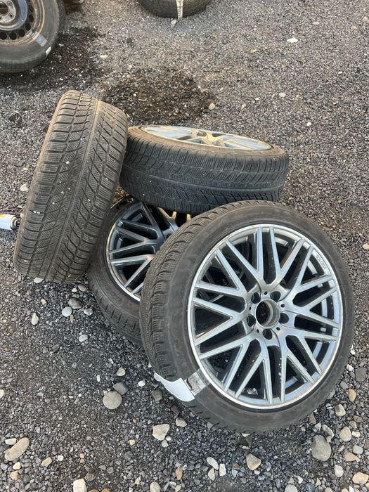 Jante audi 5x112 cauciucuri iarna 225 45 18 dot 2019