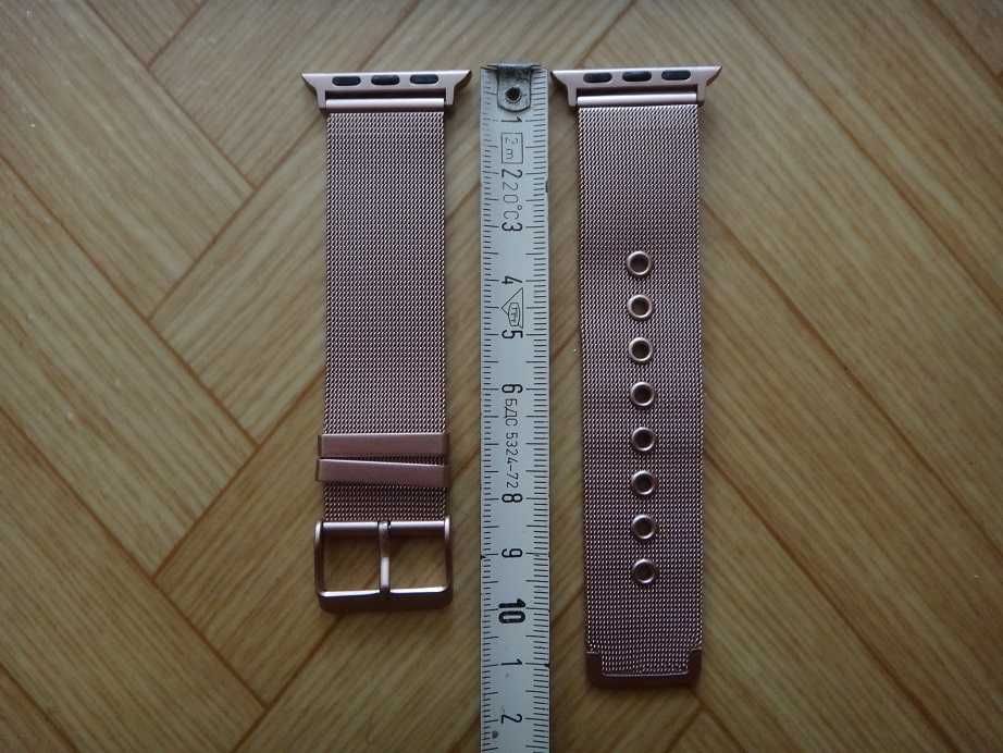 Каишка за часовник Apple iWatch тип Milanese Loop - 40mm Rose Gold