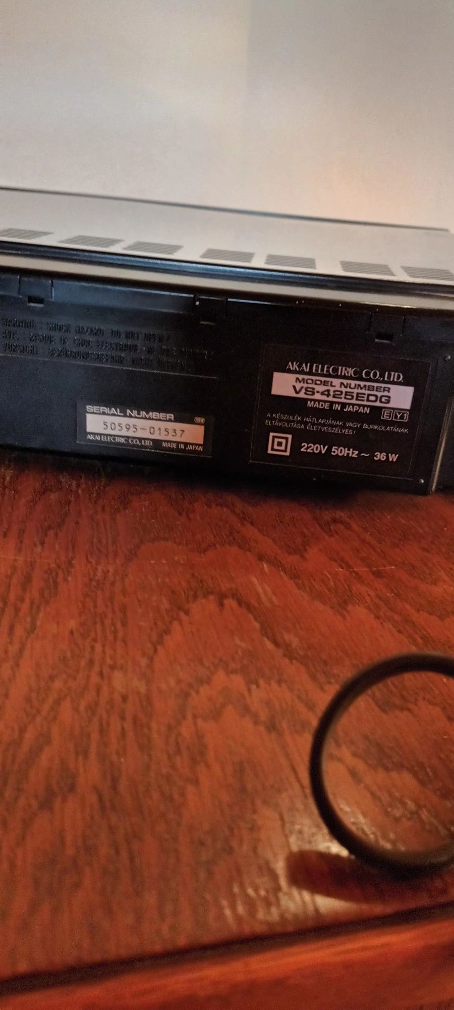 Videorecorder Akai impecabil,funcțional cu telecomanda