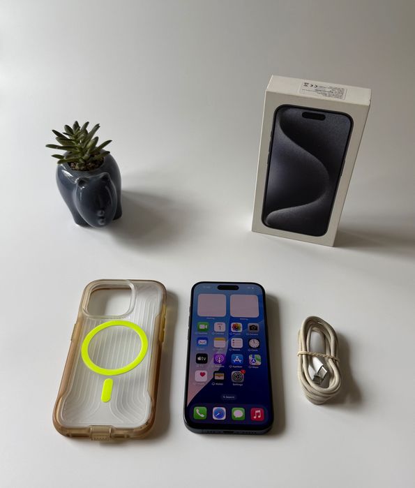 iPhone 15 Pro 256 Gb Blue Titanium