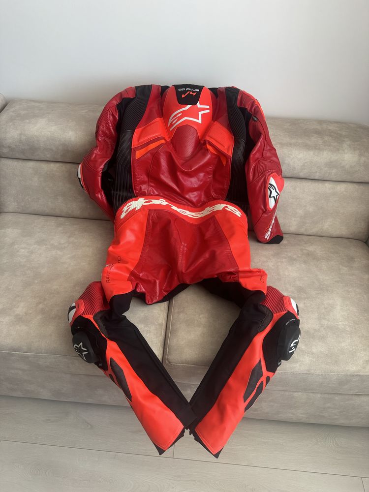 Alpinetars GP Plus V4 Sprint Rosu Fluo/Negru  Marimea 56