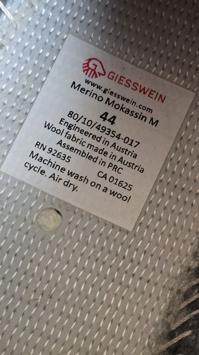 Sneakersi mocasini lana merino Geisswein