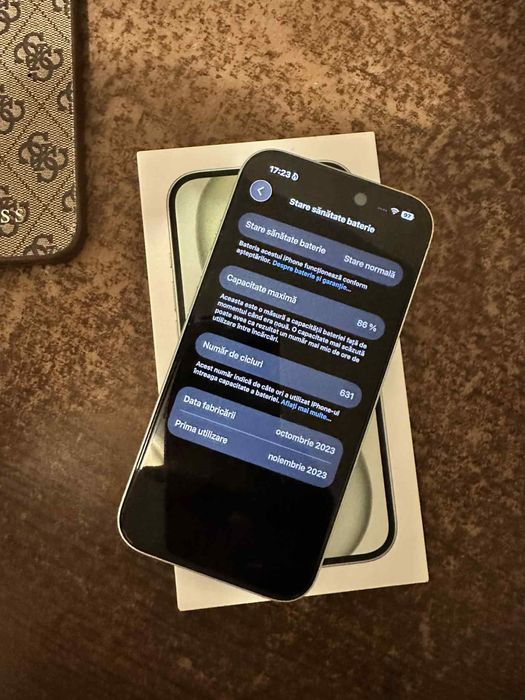 Vand fara schimb Iph 15 128 86 bat joc joculete