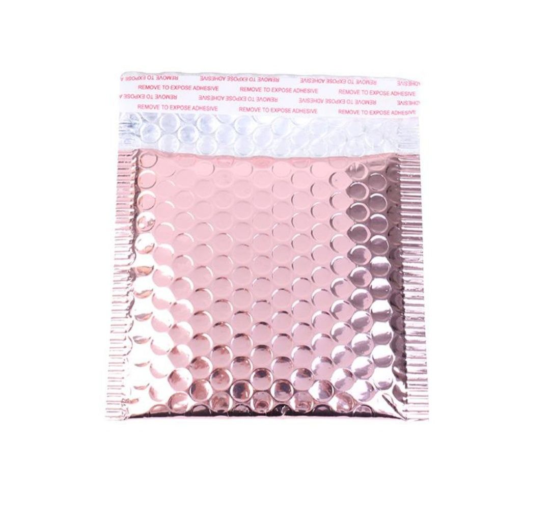 Упаковочный конверт 18х23см Розовое золото