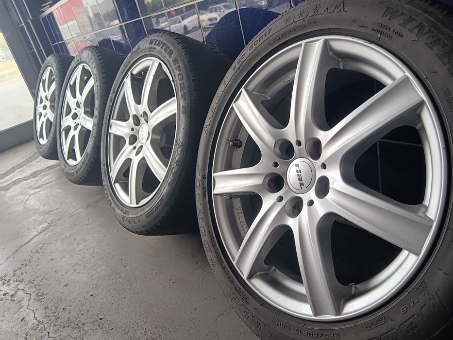 5 x114.3 17 инча джанти + 225/50r17 зимни гуми