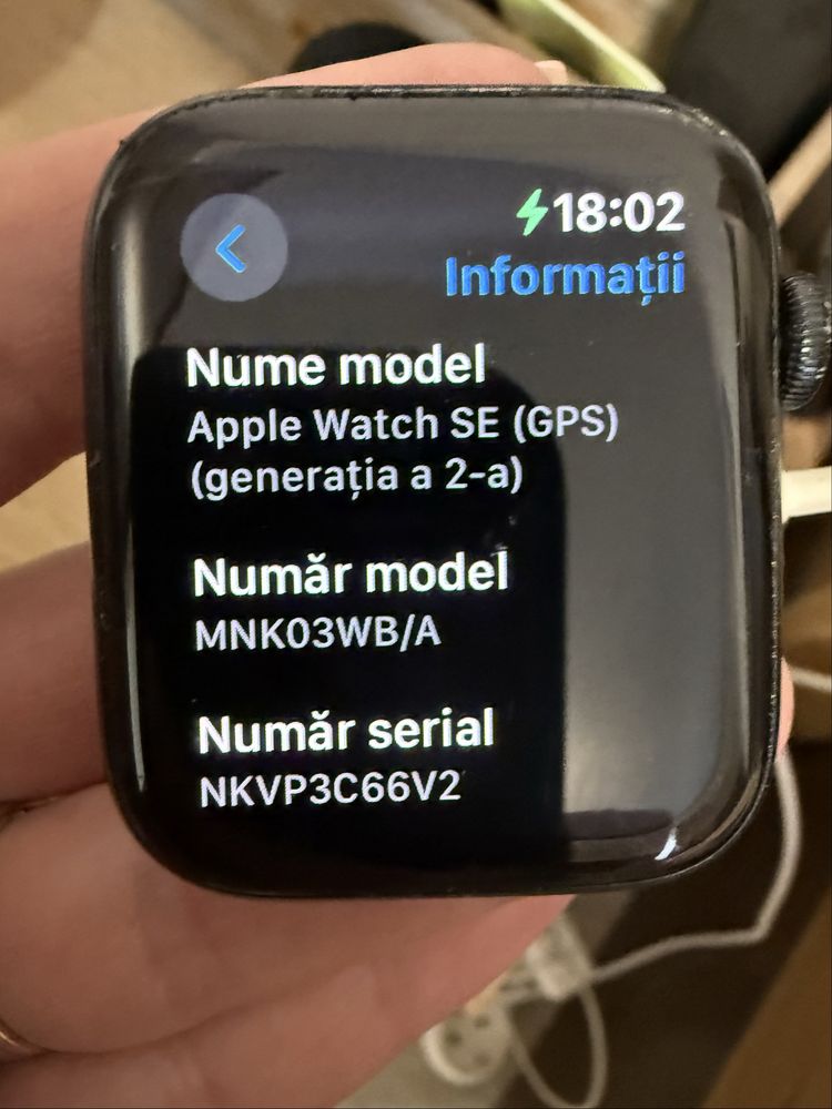 Vand Apple Watch SE 2nd Gen 44 mm Midnight