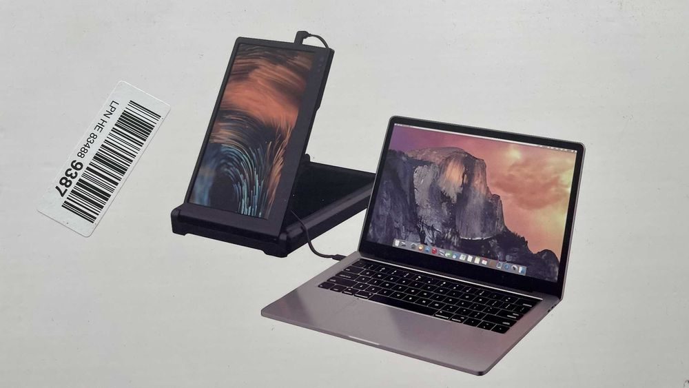 Dual PC phone Laptop screen extender 12" FullHD type-C HDMI