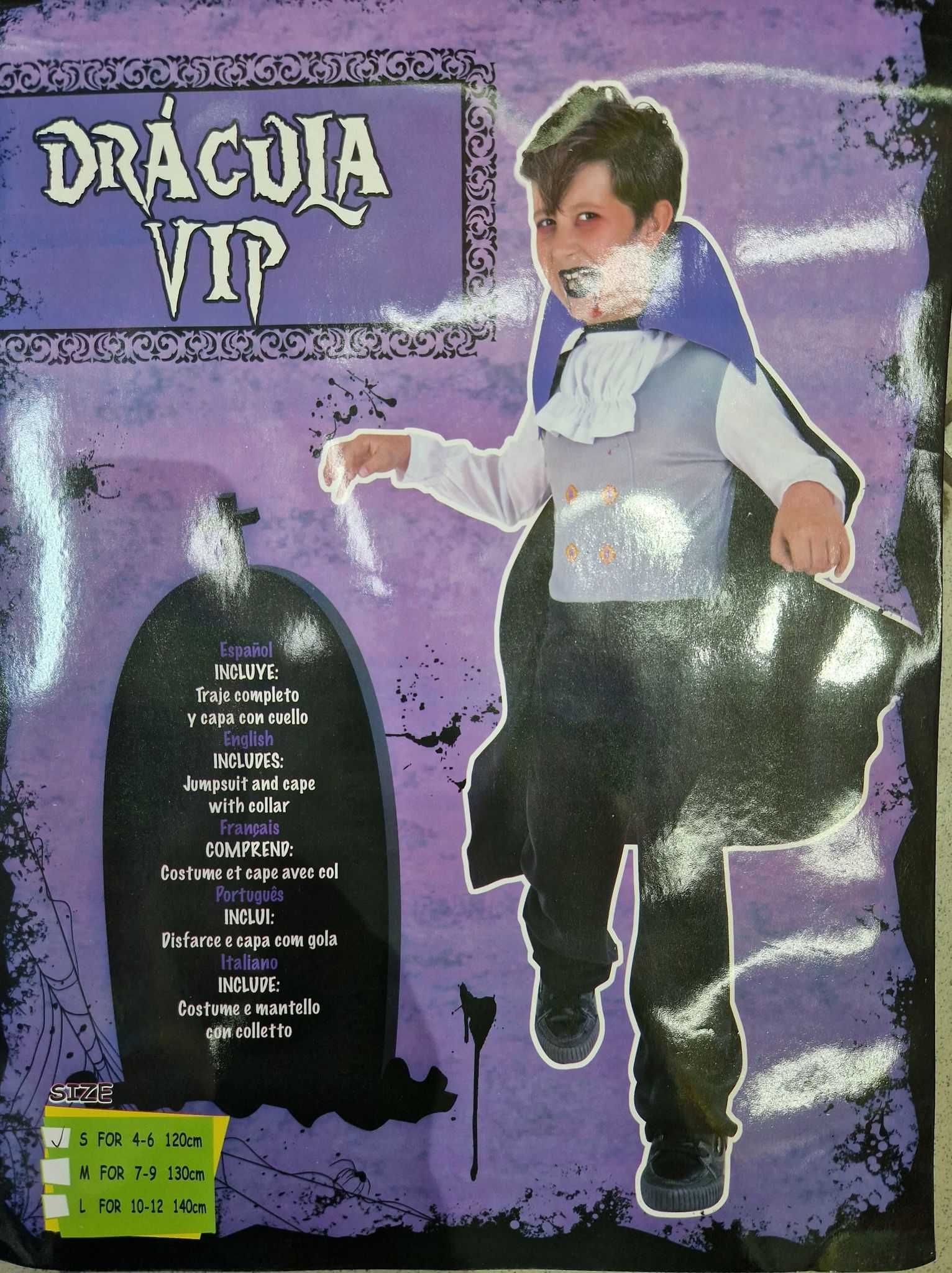 VAND costum COPII fantoma dracula halloween stafie vrajitor mumie drac