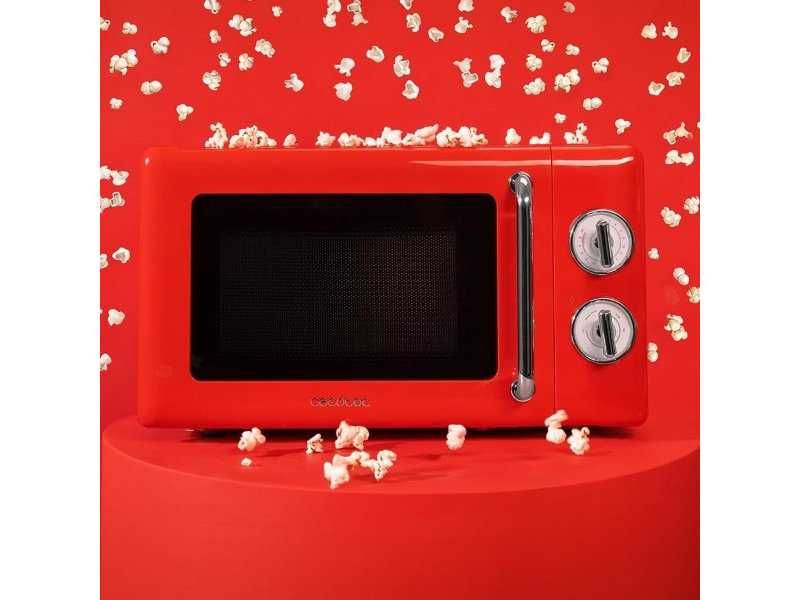 Микровълнова Фурна с Ретро Дизайн Cecotec ProClean 3010 Retro Red, 20L